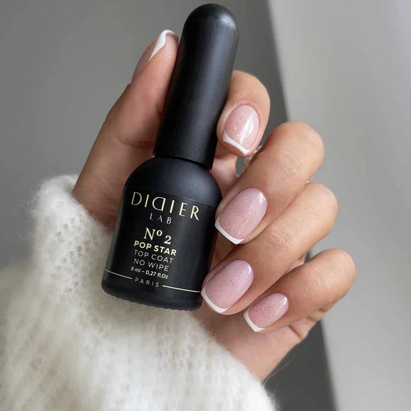 Top Coat pre gél laky No Wipe Pop Star No2 Didier Lab