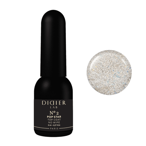 Top Coat pre gél laky No Wipe Pop Star No2 Didier Lab