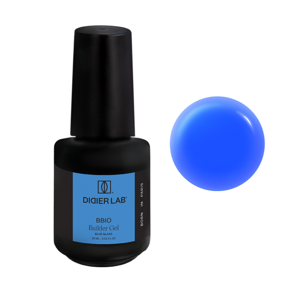Stavebný gél vo fľaštičke BBIO Blue Glass, HEMA & TPO free, Didier Lab 15ml