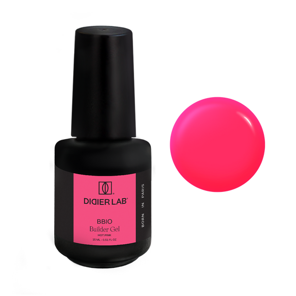 Stavebný gél vo fľaštičke BBIO Hot Pink, HEMA & TPO free, Didier Lab 15ml