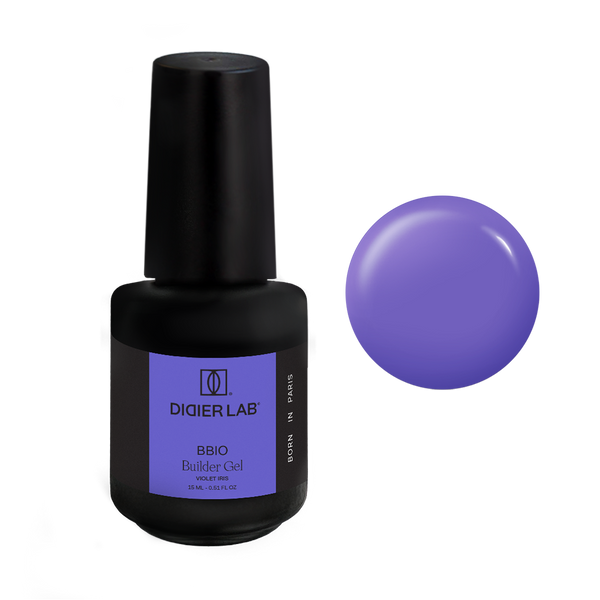 Stavebný gél vo fľaštičke BBIO Violet Iris, HEMA & TPO free, Didier Lab 15ml