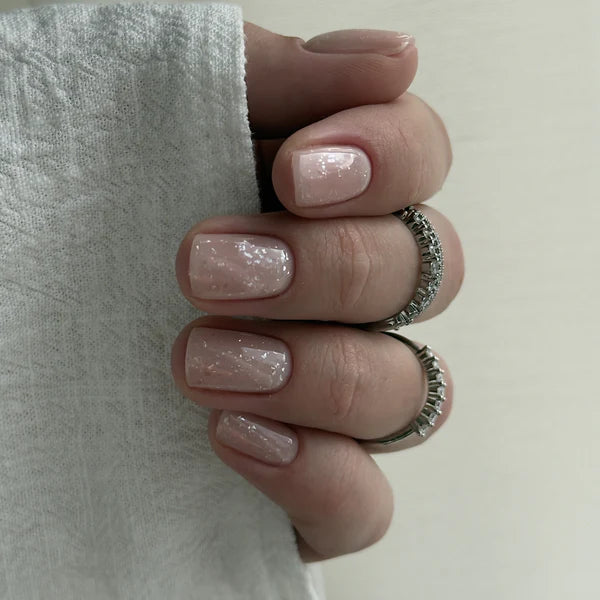 Trblietavý Top Coat Glitter No Wipe Glitter Silver Didier Lab 10ml