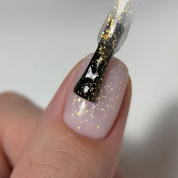 Trblietavý Top Coat No Wipe Glitter Gold Didier Lab 10ml