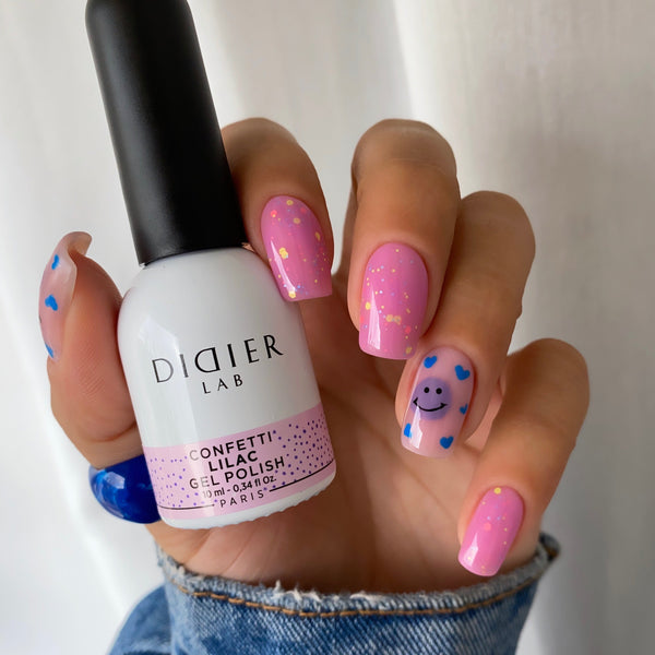 Gél lak Confetti Lilac Didier Lab 10ml